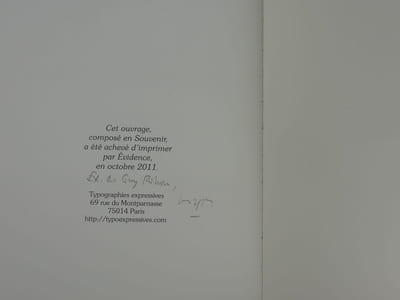 Réunion de 8 ouvrages des Typographies Expressives. TIRAGES DE TETE, hormis La Maison que P. le Grand a bâtie, TOUS SIGNES ET NUMEROTES, Dictionnaire des idées reçues, 1989, 93p.. Alfred s'évade. Dessins de Benjamin Rabier, le créateur de Gédéon. 2011, 35p. La Petite Phrase, 2008, 101p. Album Zutique composé par Rimbaud, Verlaine et quelques autres, 2012, 67p. La maison que Pierre-le-Grand a bâtie (jeu récréatif), suivie de Voilà la petite Fille bien obéissante. 2010, 43p.Chats alphabétiques 1-2-3, 2012