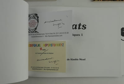 Réunion de 8 ouvrages des Typographies Expressives. TIRAGES DE TETE, hormis La Maison que P. le Grand a bâtie, TOUS SIGNES ET NUMEROTES, Dictionnaire des idées reçues, 1989, 93p.. Alfred s'évade. Dessins de Benjamin Rabier, le créateur de Gédéon. 2011, 35p. La Petite Phrase, 2008, 101p. Album Zutique composé par Rimbaud, Verlaine et quelques autres, 2012, 67p. La maison que Pierre-le-Grand a bâtie (jeu récréatif), suivie de Voilà la petite Fille bien obéissante. 2010, 43p.Chats alphabétiques 1-2-3, 2012