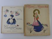 Réunion de deux ouvrages illustrés par Josette Bolland. 1- Alice Poulleau : La Madone de la Blanche Epine et autres contes. 1951, 48p. 2- Jeanne Cappe : Le Cahier Blanc 1949, 31p. par Josette BOLLAND - Image 1