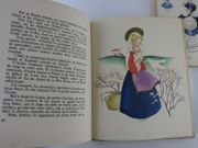 Réunion de deux ouvrages illustrés par Josette Bolland. 1- Alice Poulleau : La Madone de la Blanche Epine et autres contes. 1951, 48p. 2- Jeanne Cappe : Le Cahier Blanc 1949, 31p. par Josette BOLLAND - Image 6