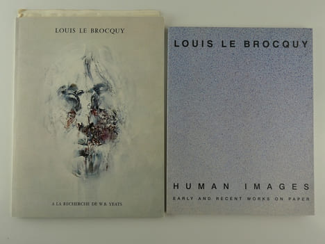 Réunion de 2 catalogues d'exposition de Louis Le Brocquy : A la recherche de W.B. Yeats. Musée d'Art de la Ville de Paris, 15 oct. - 28 nov. 1976 ...