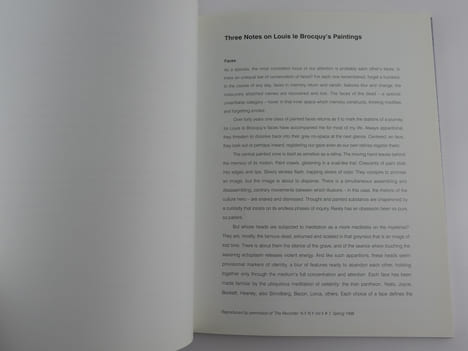 Réunion de 2 catalogues d'exposition de Louis Le Brocquy : A la recherche de W.B. Yeats. Musée d'Art de la Ville de Paris, 15 oct. - 28 nov. 1976 ...