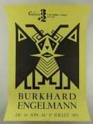 Affiche originale pour l'exposition de Burkhard Engelmann, Galerie 32, 5 Rue de Visconti, Paris 6e, du 19 juin au 17 juillet 1973 par Burkhard Engelmann - Image 1
