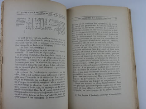 Essai sur la signification de la logique. SERRUS Charles