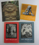 Réunion de 4 ouvrages. Art Mexicain du précolombien à nos jours, tome 1 & 2. Musée National d'Art Moderne, mai - juillet 1952. Les Presses Artistiques. 2. L'Art colombien à travers les siècles. Petit Palais nov. 1975 - fév. 1976. 3. Sports et jeux dans l'art précolombien du Mexique. Musée Cernuschi, mars - mai 1967 par Collectif - Image 1