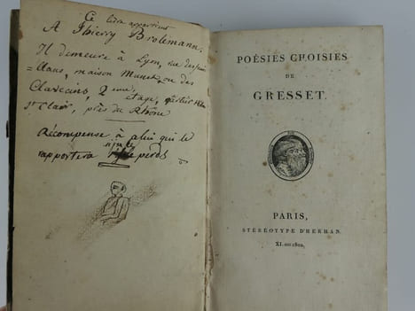 Poésies choisies de Gresset. Précédées de Lettres de M. Rousseau sur Ver-Vert, la Chartreuse et autres pièces adressées à M. de Lasséré et au P. ...
