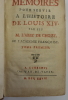 Mémoires pour servir à l'histoire de Louis XIV par feu M. l'abbé de Choisy, de l'Académie Françoise. 3 tomes en 1 volume.. CHOISY (François-Timoléon ...