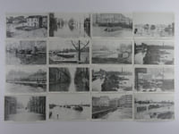 Paris inondé. 50 cartes postales anciennes de la crue de janvier 1910 à Paris et sa banlieue.