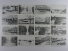 Paris inondé. 50 cartes postales anciennes de la crue de janvier 1910 à Paris et sa banlieue. . 