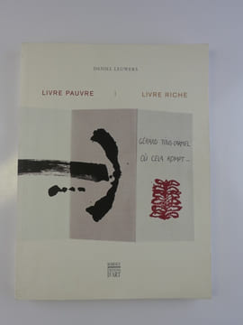 Livre pauvre - Livre riche. LEUWERS Daniel