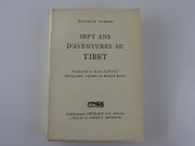 Sept ans d'aventures au Tibet. Rare signature autographe de Heinrich Harrer en caractères romains, suivie d'une note en tibétain. par Heinrich HARRER. Trad. de Henri Daussy. - Image 2
