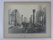 METROPOLITAIN PARISIEN - Photographie originale de la construction du métro aérien, ligne 6, Boulevard de Grenelle.  par Anonyme - Image 1