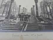 METROPOLITAIN PARISIEN - Photographie originale de la construction du métro aérien, ligne 6, Boulevard de Grenelle.  par Anonyme - Image 5