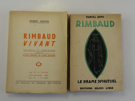 RIMBAUD VIVANT. Documents et témoignages inédits. Avant-propos de Jean Cassou. Prix de la Critique. JOINT : Rimbaud, le drame spirituel par Daniel ...