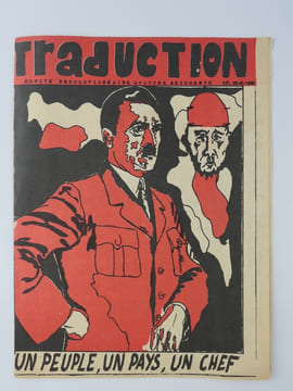 TRADUCTION. Comité Révolutionnaire Culture Agissante. UN PEUPLE UN PAYS UN CHEF 26 juin 1968. Anonyme.
