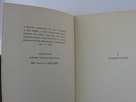 Jean Cocteau ou la vérité du mensonge. Exemplaire nominatif imprimé spécialement pour l'éditeur.. Claude MAURIAC