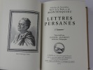 Lettres persanes. . Montesquieu. Texte établi par Jacques Haumont. 