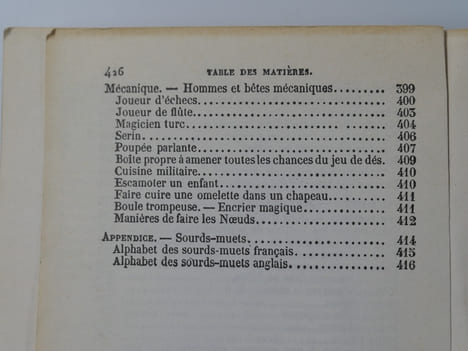 MANUELS RORET. Nouveau manuel complet des sorciers ou la magie blanche dévoilée par les découvertes de la chimie, de la physique, de la mécanique. ...