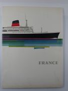 Plaquette éditée à l'occasion du Lancement du Paquebot "FRANCE" construit par Les Chantiers de l'Atlantique pour le compte de La Compagnie Générale Transatlantique . par Paquebot FRANCE - Image 1
