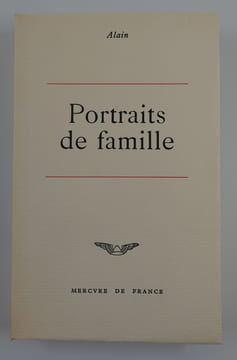 Portraits de famille. Un des 100 exemplaires sur vélin pur fil réservés au club de l'édition originale.. ALAIN ( Emile-Auguste CHARTIER)