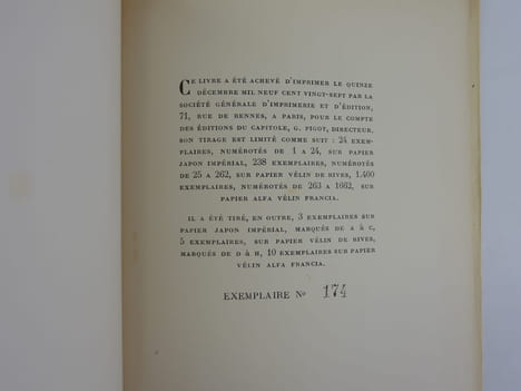 Le Voyage de Shakespeare. Illustrations de Gaston GOOR. Un des 238 exemplaires sur vélin de Rives. Deuxième papier après 24 ex. sur Japon. Suivent ...