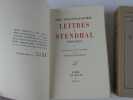 Cent Soixante-quatorze Lettres à Stendhal (1810-1842). . Recueillies et annotées par Henri Martineau.