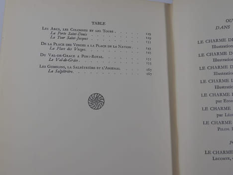 LE CHARME DE PARIS - Monuments.. Edmond Pilon. Illustrations en couleurs de Charles Samson