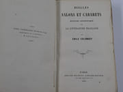 Ruelles salons et cabarets. Histoire anecdotique de la littérature française par Emile Colombey - Image 3