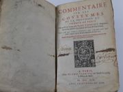 Commentaire sur les coustumes de la prevosté et Vicomte de Paris. Divisé en trois Livres, et traduict en nostre vulgaire sur la dernière impression de l'an 1603. Avec le Texte desdistes Coustumes, & une Table alphabetique des choses plus remarquables y contenuës.  par Composé en latin par Rene Choppin I.C. Angeuin, ancien & celebre Aduocat de la Cour de Parlement.  - Image 3