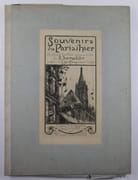 Souvenirs du Paris d'hier. 25 eaux-fortes originales avec notices explicatives.  par E.Herscher. Préface de J. Guiffrey - Image 1