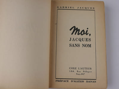 Moi, Jacques sans nom