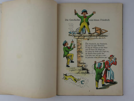 Der Struwwelpeter. Erste Schweizer Ausgabe.. Neu bearbeitet nach Vorlagen von Dr. H. Hoffmann.