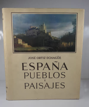 Espana, pueblos y paisajes. Tomo II. Con 288 laminas en huecograbado y 34 planchas en color.. Photographies de Jose Ortiz-Echague. Prologos de Azorin ...
