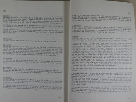 TEXTE INEDIT : GBA, Grand Bazar d'Anvers LA RAGE DE GRANDIR ou Historique et chronique d'un petit Bazar à la grande entreprise aux multiples enseignes ...