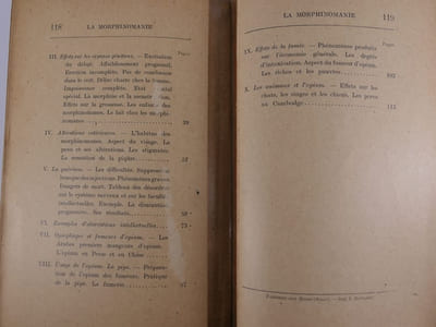 Les morphinomanes et les fumeurs d'opium : les causes et effets de la morphinomanie supplices et voluptes, opiophages et fumeurs d'opium