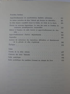 De la Dyade à l'Unité par la Triade. Préhistoire de la religion biblique. L'avenir du divin.. Dr. W. L. Dulière