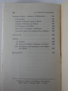 De l'initiation maçonnique à l'orthodoxie chrétienne. Yves Marsaudon