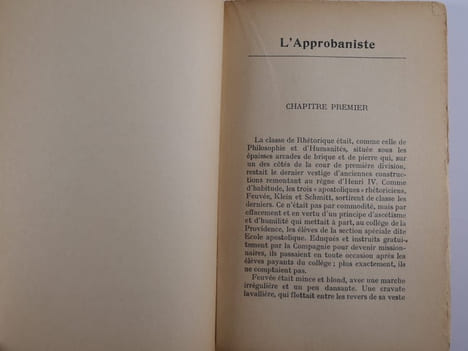 L'approbaniste. Ex. augmenté d'un envoi autographe signé. . André BILLY
