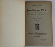 Biographie de Jean-Bietrumé Picar dit Pimpurniau. Chronique namuroise colligée sur les mémoires du temps. 5e éd. Scènes Namuroises par J. Dethy. par Victor Petitjean. J. Dethy. - Image 2
