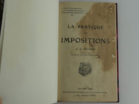 La pratique des impositions.