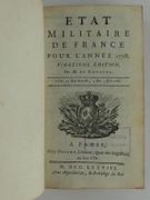 Etat militaire de France pour l'année 1778. 20e édition.  par M. de Roussel - Image 2