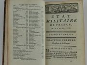 Etat militaire de France pour l'année 1778. 20e édition.  par M. de Roussel - Image 4