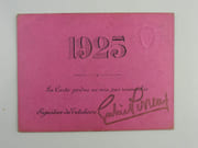 DOCUMENT ADMINISTRATIF - Préfecture de la Seine - Carte de Circulation pour les Automobiles avec Autorisation de Stationnement pour 1925. Les Agents de l'autorité et de la force publique sont invités à laisser circuler librement pendant l'année Mil neuf cent vingt cinq la voiture de Monsieur GABRIEL PERREUX , chef du secrétariat particulier du Ministre de la Marine et à lui laisser couper les files s'il n'y a pas empêchement de force majeure. Le Préfet de Police, signé (Alfred) MORAIN et au verso par le titulaire du document.  par Anonyme - Image 2