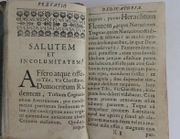 Democritus ridens : narrationum ridicularum. Centuriae duae. Ad Animos ex contentione graviorum studiorum, seu quorumvis negotiorum lassitudine relaxandos : Selecte à Johann-Petro Langio. Editio secunda, altera Centuria auctior.  par Johann-Petro Langio (Johann-Peter Lange) - Image 5