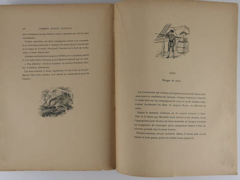 L'Ile aux trésors. Voyage à travers les mers du Sud. Orné de 130 illustrations. . Sevin