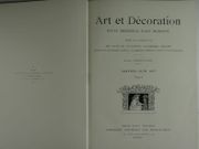 ART ET DÉCORATION. Revue mensuelle d'art moderne. Du tome 1 (janvier 1897) au tome 27 (juillet-décembre 1910). 27 Volumes.  par Publiée sous la direction de MM. Puvis de Chavanne, Vaudremer, Grasset, Jean-Paul Laurens, Cazin, L.-O. Merson, Fremiet, Roty, Lucien Magne. - Image 2