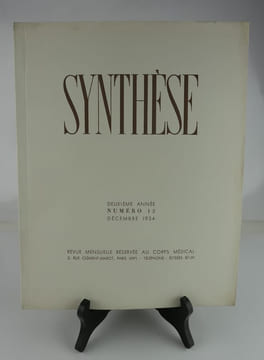 SYNTHESE. Revue Mensuelle réservée au corps médical. Deuxième année. Numéro 12. Décembre 1934. Complet des 2 micrographies imprimées sur rhodoïd de ...