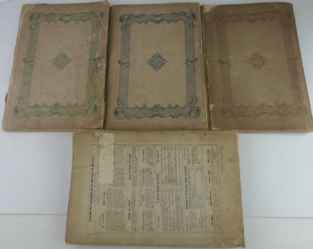 REUNION DE 5 ALBUMS PUBLIÉS ENTRE 1848 ET 1849 TOTALISANT 238 LITHOGRAPHIES: Album Pittoresque composé de 38 Jolies Caricatures : Le carnaval à Paris ...