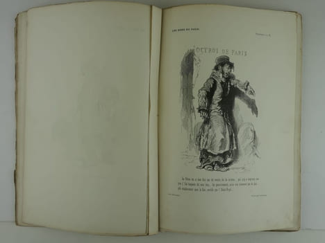 REUNION DE 5 ALBUMS PUBLIÉS ENTRE 1848 ET 1849 TOTALISANT 238 LITHOGRAPHIES: Album Pittoresque composé de 38 Jolies Caricatures : Le carnaval à Paris ...