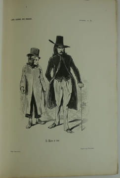 REUNION DE 5 ALBUMS PUBLIÉS ENTRE 1848 ET 1849 TOTALISANT 238 LITHOGRAPHIES: Album Pittoresque composé de 38 Jolies Caricatures : Le carnaval à Paris ...